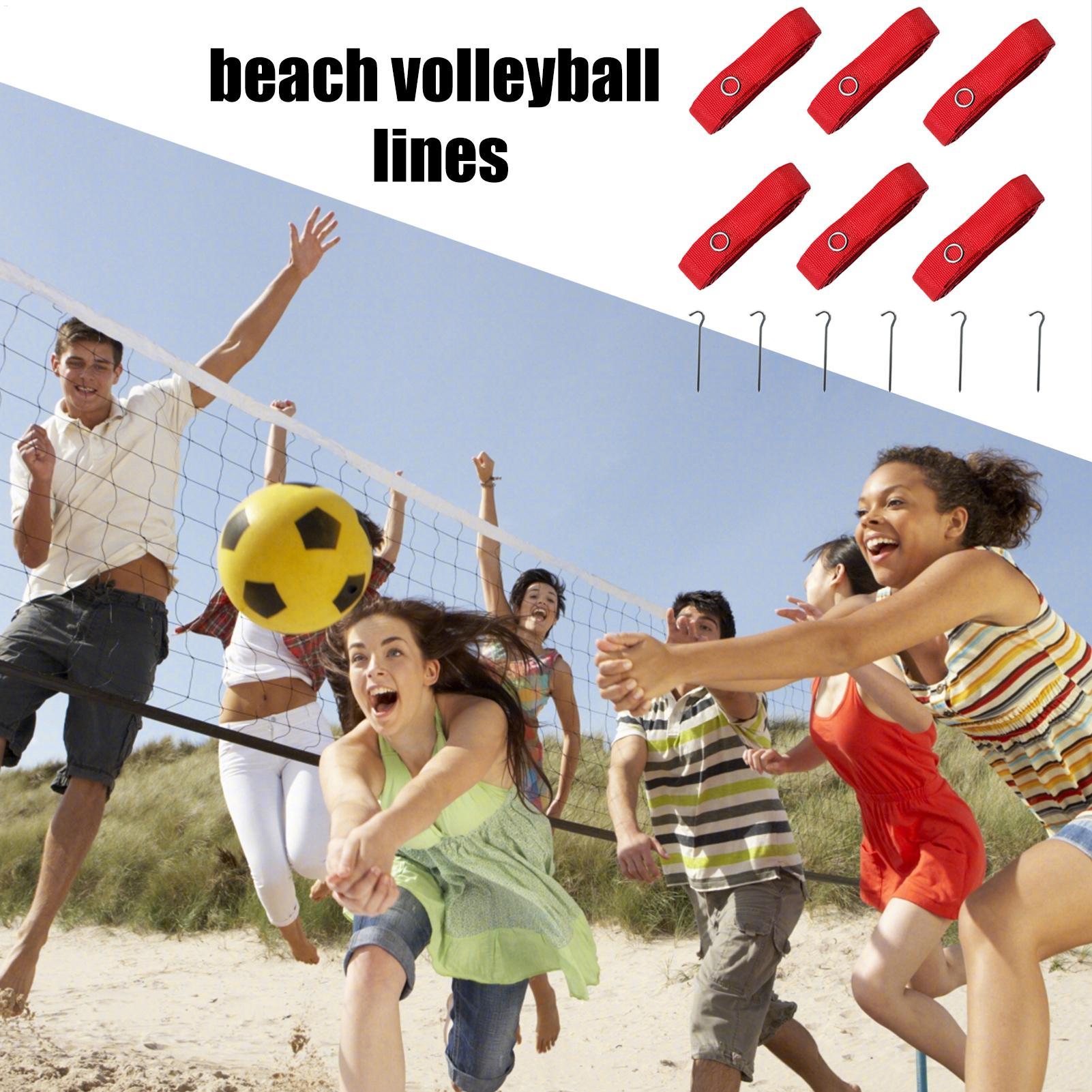 Set di 6 Corde per Beach Volle - Sports Equipment Volleyball recensione e prezzo